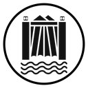 Hydroelectric dam icon