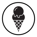 Ice cream cone icon