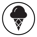 Ice cream cone icon