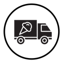 Ice cream van icon