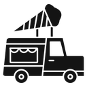 Ice cream van icon