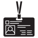 ID badge icon