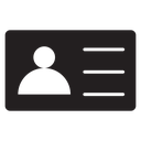 ID card icon