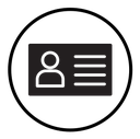 Id card icon