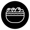 Iftar meal ramadan icon