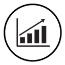 Increase chart icon