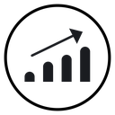 Increase chart icon