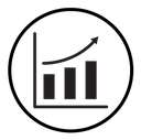 Increase chart icon