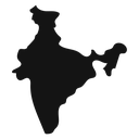 Indian map icon