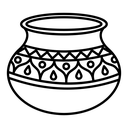 Indian pot icon