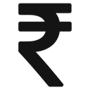 Indian rupee 5 icon