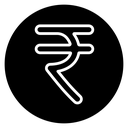 Indian rupee icon