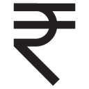 Indian rupee icon