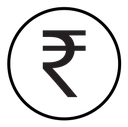 Indian rupee icon