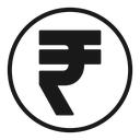 Indian rupee icon