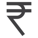 Indian rupee icon
