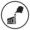 Industrial factory icon