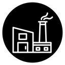 Industrial factory icon