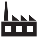 Industrial factory icon