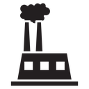Industrial factory icon