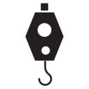 Industrial hook icon