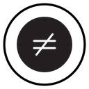 Inequality icon
