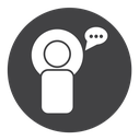 Influence Black Filled icon