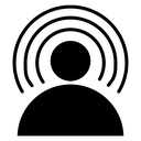 Influencer Broadcast Waves icon