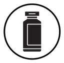Injection vial icon