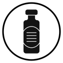 Injection vial icon