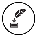 Ink and quill icon