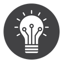 Innovation Black Filled icon