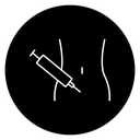 Insulin injecting icon
