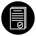 Insurance policy icon