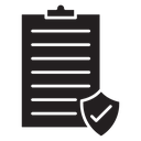 Insurance policy icon