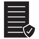Insurance policy icon