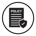 Insurance policy icon