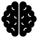 Intelligence Black Filled icon