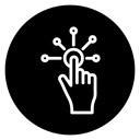 Interactive Black Filled icon
