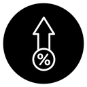 Interest growth icon
