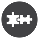 Interlocking Puzzle Pieces icon