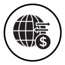International money transfer icon