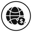 International money transfer icon