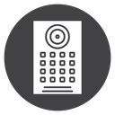 Interphone Black Filled icon