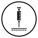 Intradermal injection icon