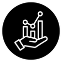 Investment growth icon