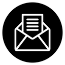 Invitation letter for event icon