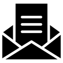 Invitation Letter Open Envelope icon