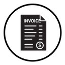 Invoice document icon