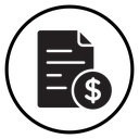 Invoice document icon